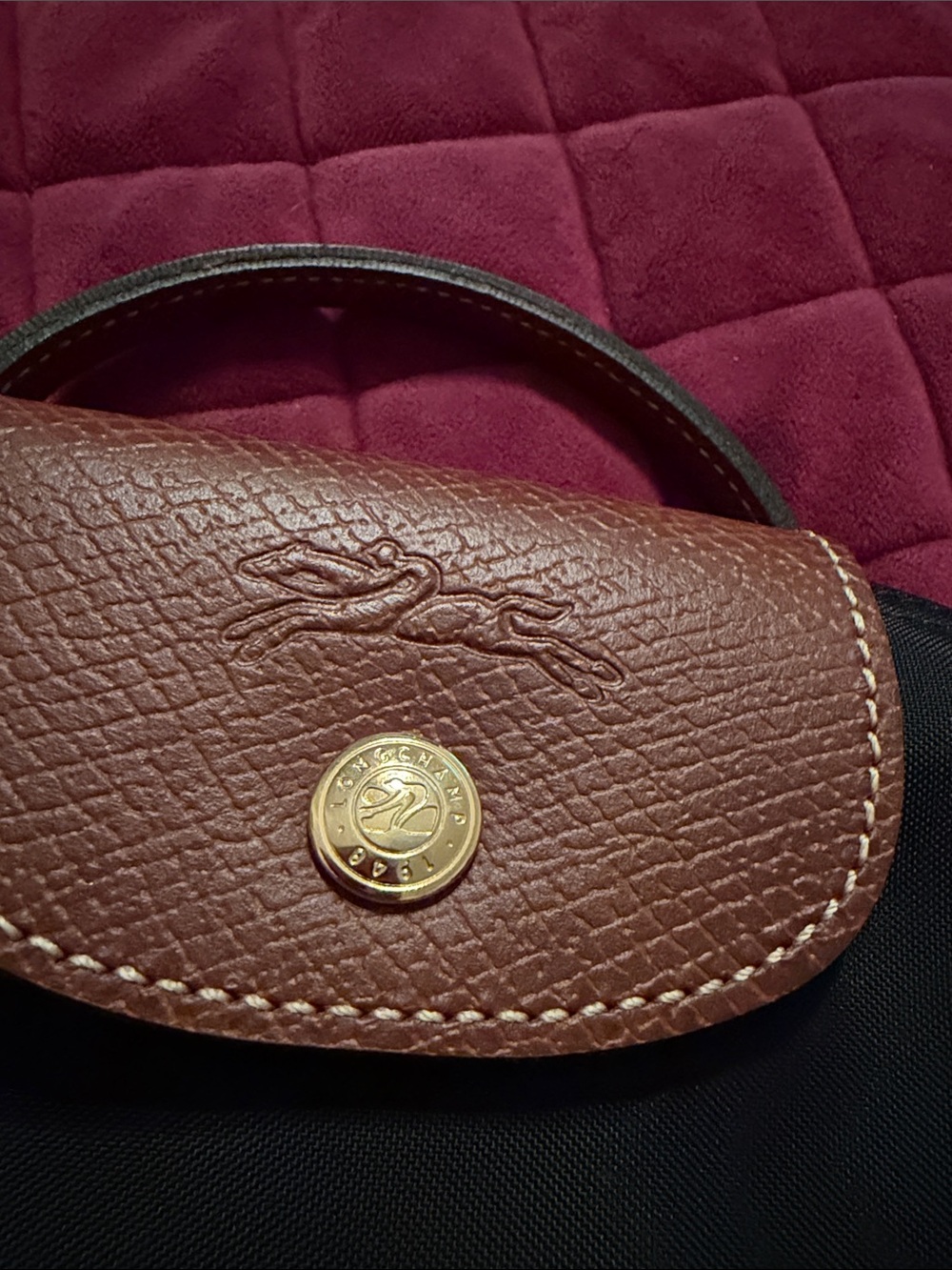 Longchamp Le Pliage Original Pouch with Handle - Picture 7 of 7